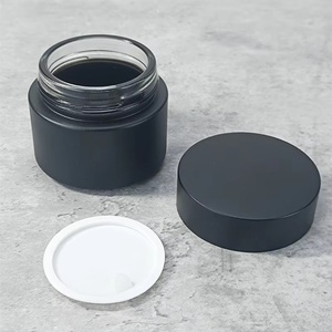 30g 50g 100g Transparent Blue Glass Jar Silver Screw Lid Cosmetic Skin Care Cream <b>Perfume</b> Packaging Cosmetic <b>Container</b> Jar - Product Image 2