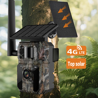 Mini caméra de chasse sans fil à énergie solaire, batterie 5200mAh, 950nm, prend en charge la diffusion en direct et la fonction de conversation bidirectionnelle