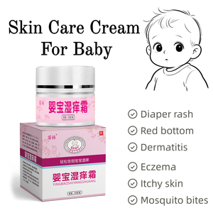 Unguento Naturale alla Menta per Eczema e Prurito del Bambino: <span class=keywords><strong>Crema</strong></span> Vegetale per Prurito Cutaneo, Punture di Zanzara e Disagio da Pelle Umida - Product Image 1