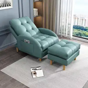 Small family lazy sofa set Leisure queen chair Folding single chaise lounge chair