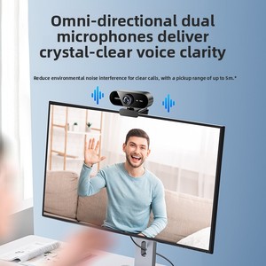 HD 1080P 8メガピクセル 30fps USB2.0 オートフォーカス CMOSセンサー ウェブカメラ コンピューター/ラップトップ ライブストリーミング ドライバー不要 在庫あり - Product Image 3
