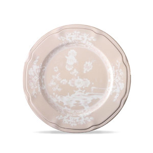 Beige Nude White Luxury Gold Rim Floral Pattern Wedding Decoration Porcelain Plate <b>Dinnerware</b> <b>Set</b> Wholesale - Product Image 3