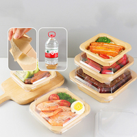 Boîtes à emporter en papier kraft écologiques, emballages de luxe personnalisés bon marché pour les restaurants et la livraison