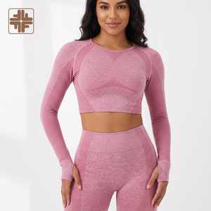 Vêtements de sport et leggings à manches longues 2 pièces Nice Yoga Suit Clothes - Product Image 1