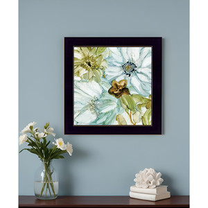 Stampa artistica da parete con cornice nera da giardino in vetro mare HMS - Product Image 1