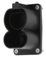 Connecteur EV factice CCS2 Type 2, neuf, support IEC DC avec 2 prises noires pour remplacement/réparation JET ZL-CODY