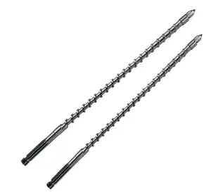 Super Hard Powder Speed Steel Screw Apply To PC POM PP PBT PE For HAITIAN Injection Molding Machine