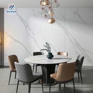 Azulejos de gran tamaño para pared y suelo, sala de estar moderna de lujo, placa de roca de losa de piedra sinterizada de porcelana de mármol - Product Image 4