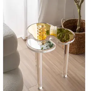 Лидер продаж, простой дизайн, интерьеры гостиной, барная консоль, мебель, прозрачный акриловый журнальный столик в скандинавском стиле