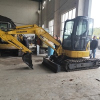 Mini-excavatrice Komastu PC35 d'occasion importée du Japon, excellente performance, mini-pelle pour le marché africain