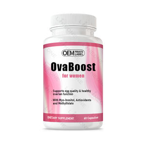 OEM/ODM Ovaboost con mio-inositol, folato, CoQ10 y vitaminas-ovulación femenina y calidad de óvulo-Suplemento de fertilidad natural - Product Image 1