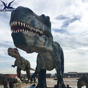Dinosaurio T-Rex <span class=keywords><strong>Animatrónico</strong></span> de Metal y Silicona de Tamaño Real para Parques Temáticos - Modelo Personalizable HaiChuan para Interiores/Exteriores - Product Image 6