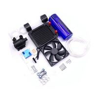 Aigo RDS Electronics — kit de refroidissement à eau à monter soi-même, radiateur avec ventilateur et pompe à eau