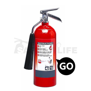 Extincteurs américains au CO2 (dioxyde de carbone) utilisés pour les incendies de classe BC - Product Image 6