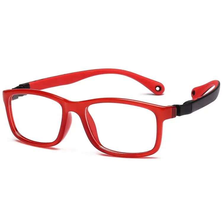Silicone eyes glass plastic TR90 optical frame eyeglasses designer kids blue light blocking glasses