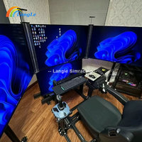 Simulador de Conducción Project CARS, Set Completo, Simulador de Vuelo de Aviones de Combate DCS, Soporte de Perfil de Aluminio para Simulador de Vuelo