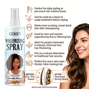 Luxfume 200Ml OEM ODM Vegan Ingrédients Hydratants Volume Laque Pour <span class=keywords><strong>Cheveux</strong></span> Fins - Product Image 2