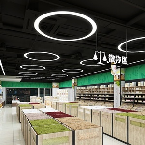 Lámpara colgante de oficina, accesorio <span class=keywords><strong>Ing</strong></span> moderno, anillo de araña grande lineal Circular, lámpara colgante redonda, círculo, techo Led - Product Image 3