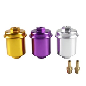 Filtro de combustible para coche, repuesto universal de 62mm para sistema de combustible automotriz, negro, rojo, plateado, dorado, morado, azul - Product Image 5