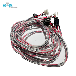 3,00mm 2*3-Pin auf 2,50mm 4-Pin Gehäuse-Kabelkonfektionierung 600mm 22AWG Spiralumwicklung UL RoHS-konform - Product Image 2