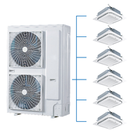 Gree onduleur type R410A Montage au plafond Climatisation centrale Type de conduit Cassette Système multi-split VRV VRF Climatiseur