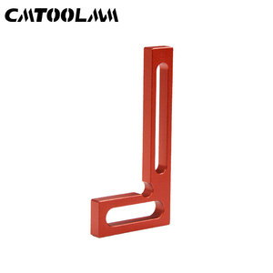 Règle à angle droit en alliage d'aluminium en forme de L stable et antirouille à 90 ° pour le travail du bois - Product Image 1