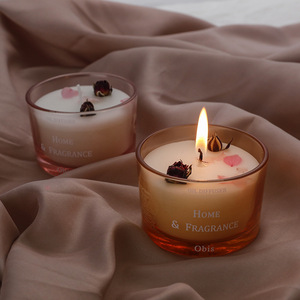 Wholesale Glass Cup Healing Stone Crystal Gemstone Aromatherapys Scented <b>Candles</b> - Product Image 2