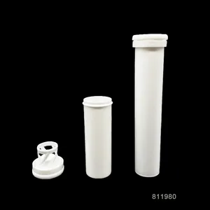 PP Plastic Tablets Pill Storage Pill Tube Effervescent Packaging Tablet Tube For Vitamin C