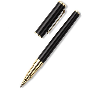 Stylos à bille rouge personnalisés à encre noire, stylos uniformes en acier inoxydable pour cadeaux pour hommes d'affaires, agent de bord de la Police - Product Image 3