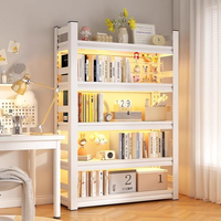 Étagère à livres multi-niveaux, étagère de rangement en acier, étagère de rangement au sol, bibliothèque pour enfants, étagère de rangement simple