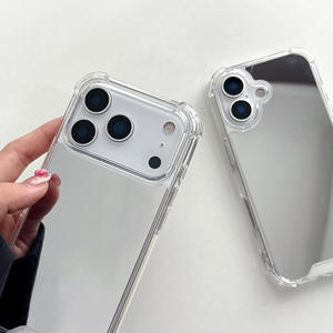 <span class=keywords><strong>Para</strong></span> <span class=keywords><strong>iPhone</strong></span> 17 funda de lujo chapado espejo maquillaje mujeres niñas funda de teléfono móvil a prueba de golpes <span class=keywords><strong>para</strong></span> <span class=keywords><strong>iPhone</strong></span> 12 13 14 15 16 17 Pro Max - Product Image 4