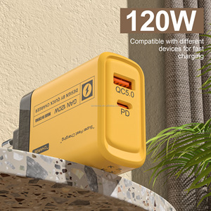 <span class=keywords><strong>Chargeur</strong></span> USB GaN 120W Chargement rapide QC3.0 USB 120W Type C Adaptateur <span class=keywords><strong>chargeur</strong></span> de téléphone portable pour Huawei/Xiaomi/<span class=keywords><strong>Samsung</strong></span>/Honor/Oneplus - Product Image 6