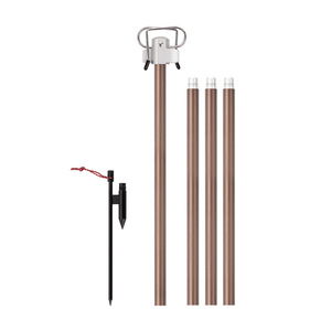 Soporte Plegable para Lámpara de Exterior, Aleación de Aluminio, Doble Gancho, Poste de Luz para Camping, Solución de Iluminación LED Independiente - Product Image 4