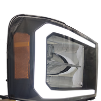 USA Typ Schwarz Gehäuses chein werfer für GMC SIERRA W/LED DRL 2007-2013 Neuzustand Modell Silverado
