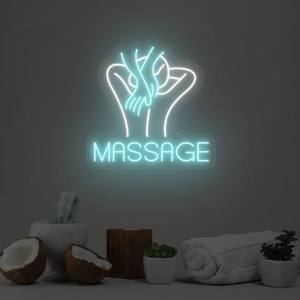 ป้ายนีออนแบบกำหนดเองสำหรับ<span class=keywords><strong>ร้าน</strong></span><span class=keywords><strong>นวด</strong></span> - ป้ายอะคริลิค LED กันน้ำ - สั่งทำตามสั่ง - Product Image 5