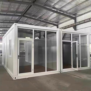 Casa contenedor de paquete plano prefabricada de montaje rápido, edificio de hotel de oficina móvil prefabricado para uso en centro comercial, panel sándwich - Product Image 5