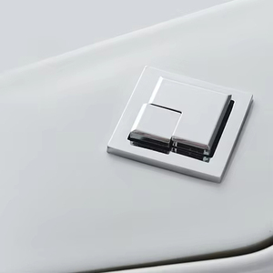 Inodoro moderno de una pieza, inodoro montado en la pared, forma de cuenco redondo, drenaje de trampa P, nuevo modelo, artículos <span class=keywords><strong>sanitarios</strong></span>, uso doméstico a granel, Material de PP para Hotel - Product Image 4