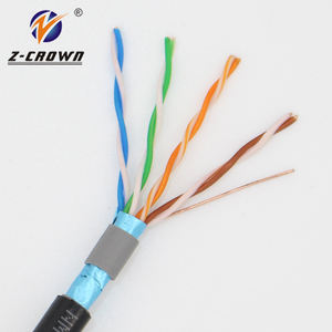 100% Cuivre ascenseur voyage <span class=keywords><strong>coaxial</strong></span> rapide ethernet vitesses faible perte isolé pvc cat6 fournisseurs Câble UTP - Product Image 5