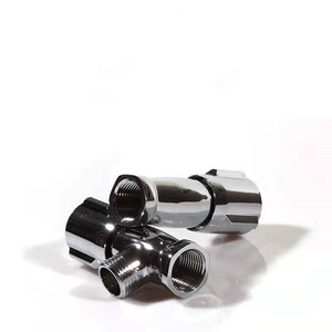 Robinet d'angle à filetage interne en cuivre Zimani, filetage femelle 1/2 pouce pour plomberie eau chaude et froide - Product Image 1