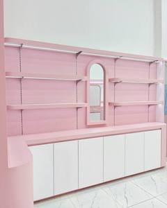 Custom Eco-Friendly LED Lit Personal <b>Care</b> Beauty Accessories Display Cabinet Modern Retail Island Stand Luxury Store Furniture - Product Image 5