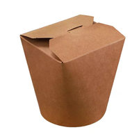 Boîte à nouilles jetable de 26 oz avec revêtement en PE pour emporter
