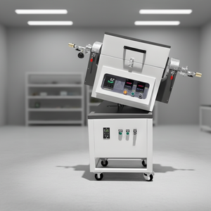 Professional Industrial Rotary Furnace Stainless Steel Construction for PLC Control 1100C Adjustable - Product Image 5