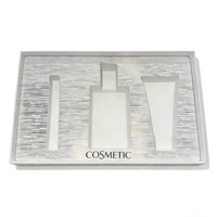 Scatola Personalizzata per Packaging Skincare con Effetto Legno Stampato e Inserto in Lamina d'Oro per Creme e Sieri, Produzione all'Ingrosso