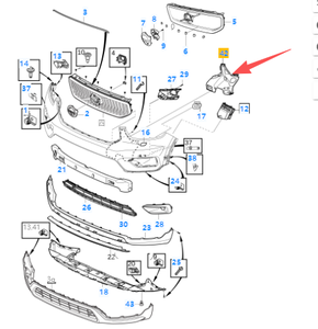 OE 31449362 pour <span class=keywords><strong>Volvo</strong></span> <span class=keywords><strong>XC40</strong></span> 2018 2019 2020 <span class=keywords><strong>2021</strong></span> 2022 Support de pare-chocs avant gauche de haute qualité - Product Image 6