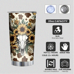 แก้ว<span class=keywords><strong>น</strong></span>้ำลายวัวตะวั<span class=keywords><strong>น</strong></span>ตกขนาด 20 ออ<span class=keywords><strong>น</strong></span>ซ์ พร้อมหูจับ ลายดอกทา<span class=keywords><strong>น</strong></span>ตะวั<span class=keywords><strong>น</strong></span> สไตล์โบโฮ แก้วเดินทางลายวัว พิมพ์ลายดอกไม้ สิ<span class=keywords><strong>น</strong></span>ค้าจากสหรัฐอเมริกา ของขวัญสไตล์เรียบง่ายสำหรับค<span class=keywords><strong>น</strong></span>รักช<span class=keywords><strong>น</strong></span>บท - Product Image 5