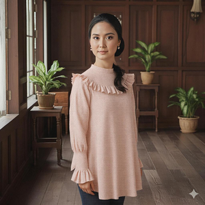 Borong Baju Kurung Moderno Bordado Sin Plancha Raya 2025 Disponible en Malasia Moda de Venta Rápida Listo para Usar KWC Pukal Pukal - Product Image 3