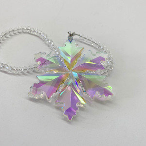 Shining Star K9 <b>Crystal</b> Snowflake Ornament for Christmas Gift or Wedding for Car <b>Mirror</b> Hanging Decor - Product Image 3