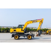 Excavatrice sur roues OEM/ODM Changlin 15 tonnes avec moteur Cummins pour l'installation souterraine de canalisations d'eau, de câbles et de conduites d'égouts en acier