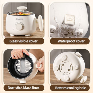 <span class=keywords><strong>Olla</strong></span> Eléctrica de Alta Calidad Great Bear de 600W, Cocción Rápida, 1.8L, Antiadherente, Mini <span class=keywords><strong>Olla</strong></span> Eléctrica - Product Image 5