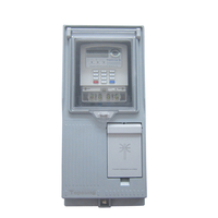 Boîtier de compteur prépayé monophasé à clavier avec couvercle transparent, disjoncteur et fusible, pour énergie électrique 220-240V 1.5-30A 50/60Hz